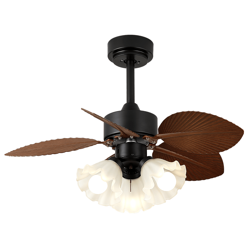 Floriva Leaf Ceiling Fan Light - Vakkerlight