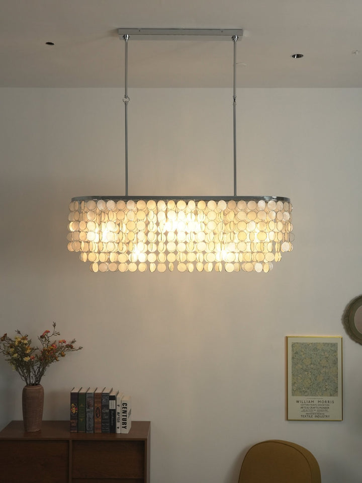 Liora Shell Linear Chandelier - Vakkerlight