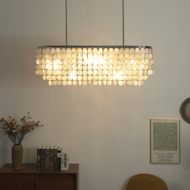 Liora Shell Linear Chandelier - Vakkerlight