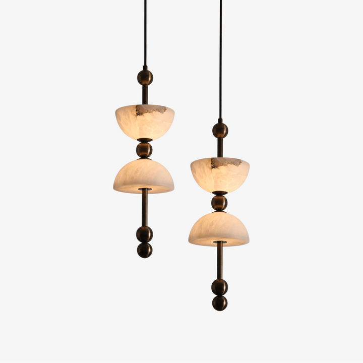 Duo Alabaster Pendant Lamp - Vakkerlight