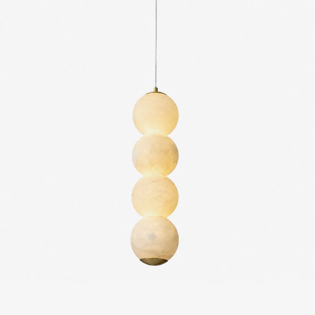 Luminous Orb Alabaster Pendant Lamp - Vakkerlight