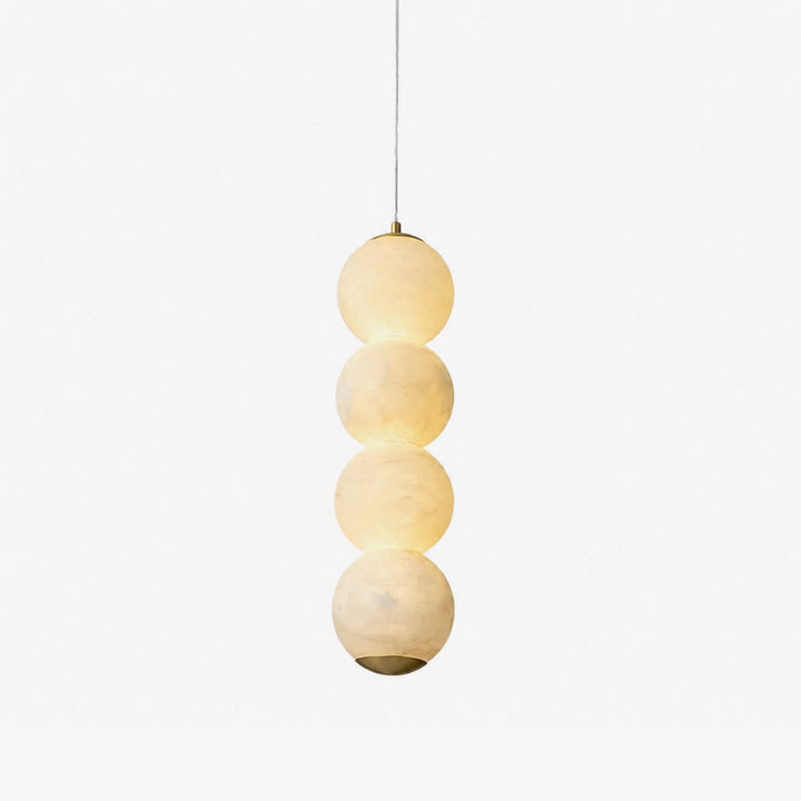 Luminous Orb Alabaster Pendant Lamp - Vakkerlight