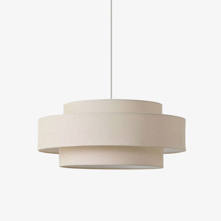 Mesa Tiered Linen Pendant Lamp - Vakkerlight