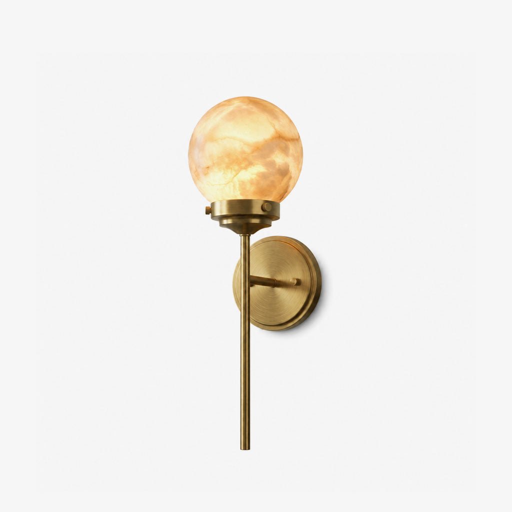 Selene Alabaster Globe Sconce - Vakkerlight