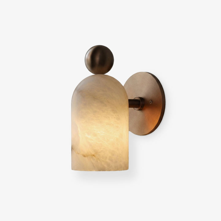 Orbit Alabaster Wall Sconce