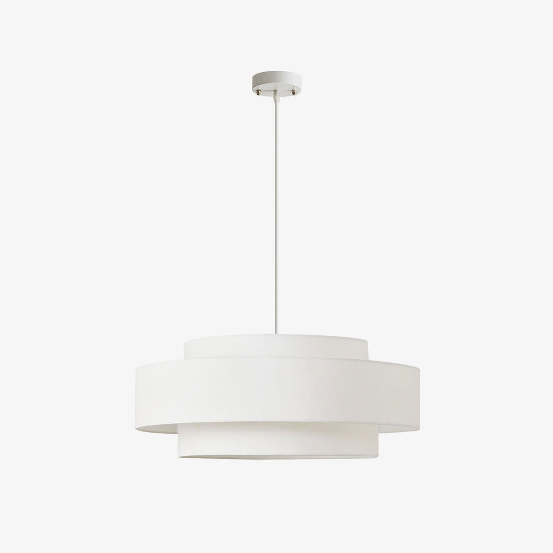 Mesa Tiered Linen Pendant Lamp - Vakkerlight