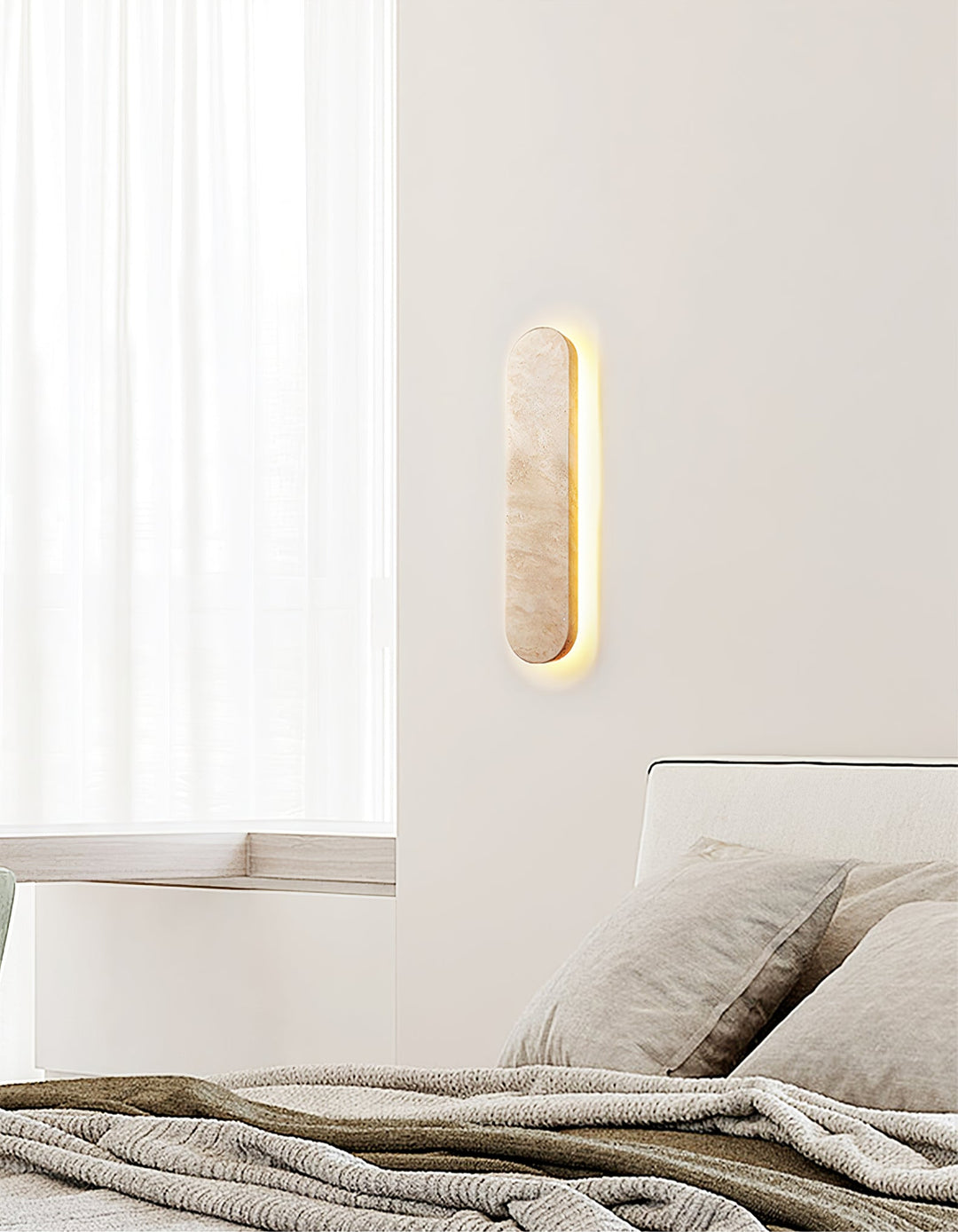 Lior Travertine Wall Light - Vakkerlight