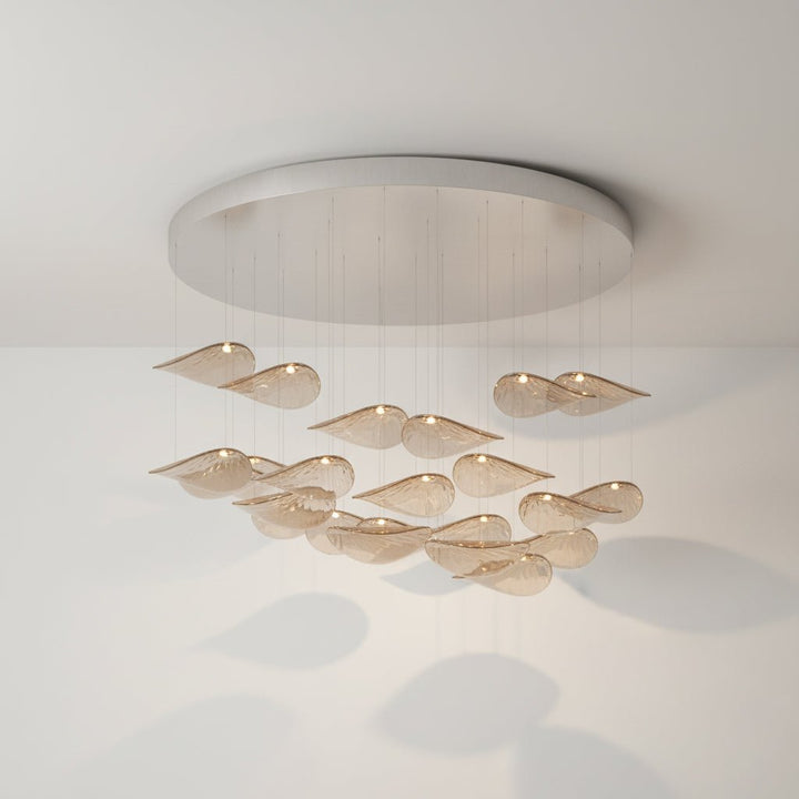 Wave Floating Leaf Chandelier - Vakkerlight