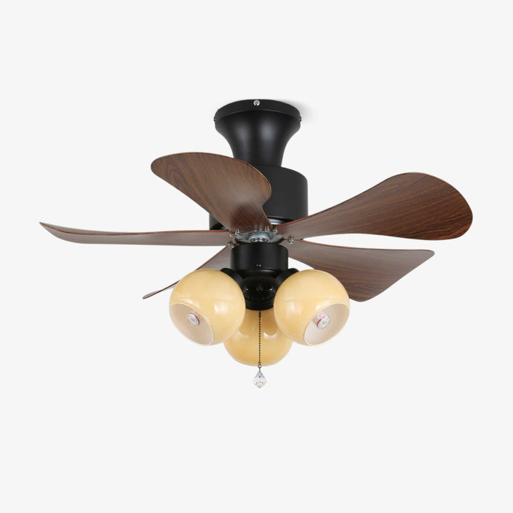 Woodgrain Charm Ceiling Fan Light - Vakkerlight