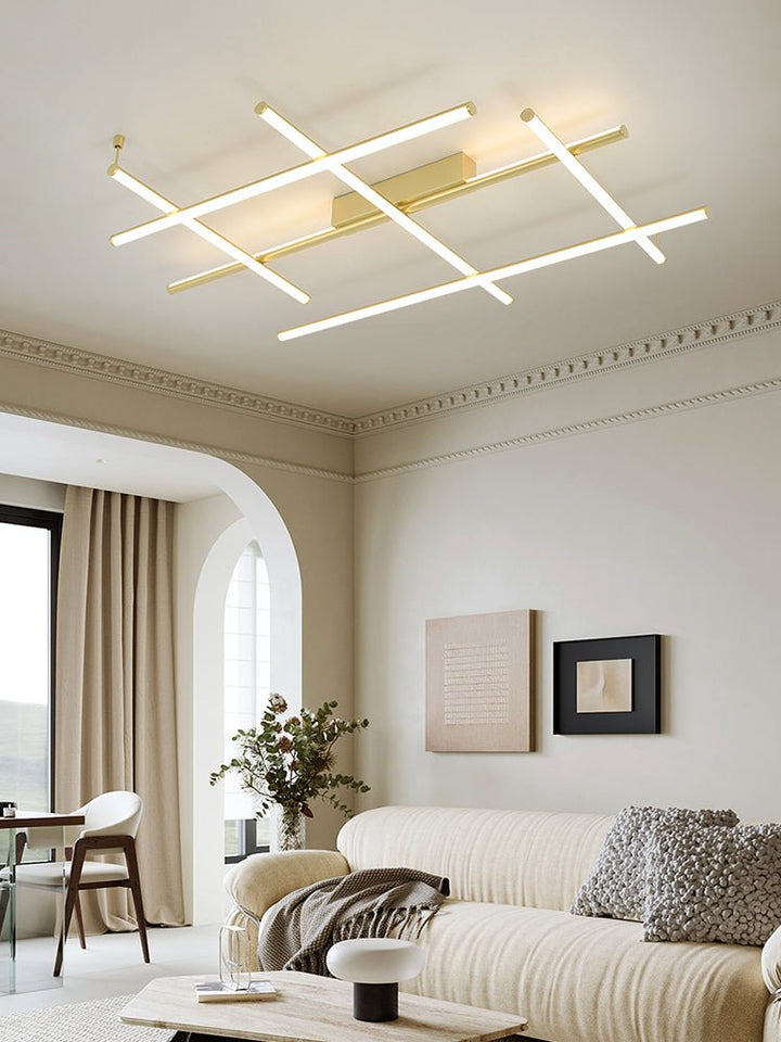 Geometric Linear Ceiling Lamp - Vakkerlight