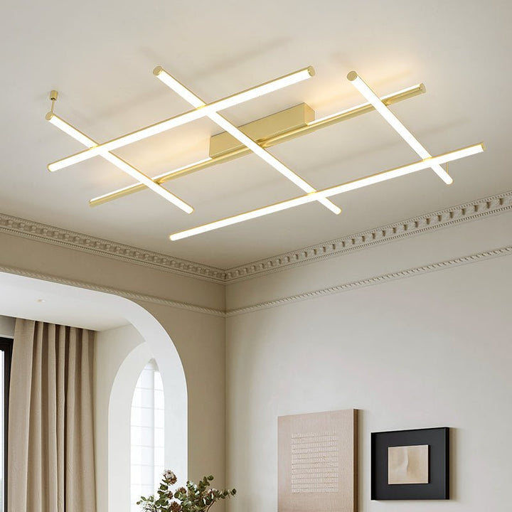 Geometric Linear Ceiling Lamp - Vakkerlight