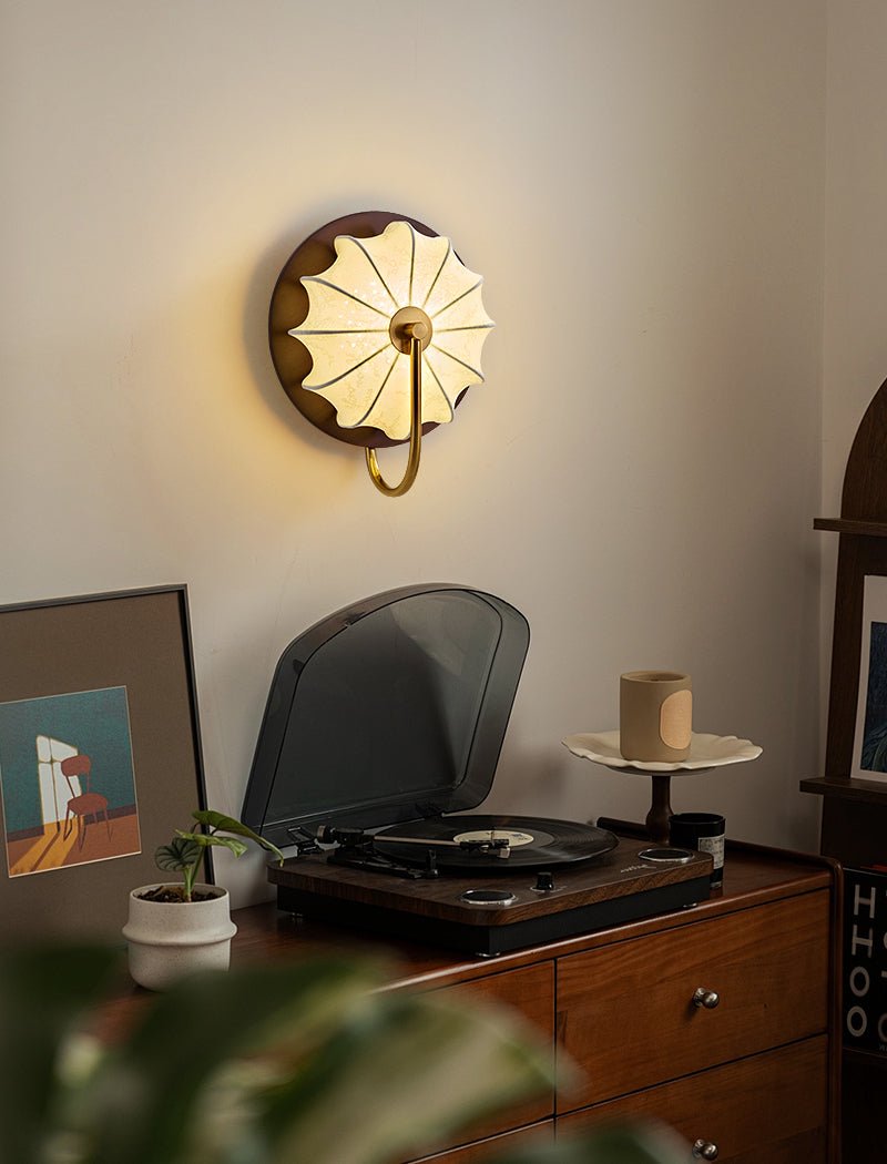 Elowen Fabric Wall Light - Vakkerlight