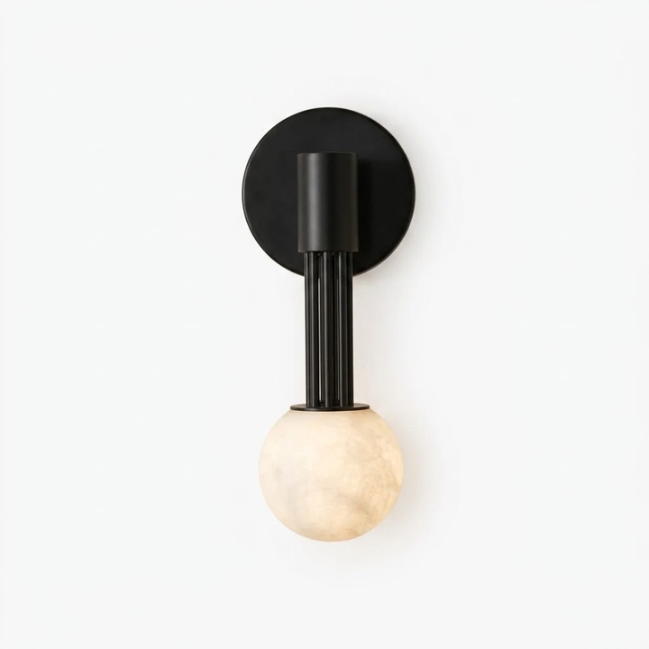 Obra Alabaster Globe Wall Sconce