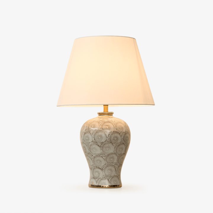 Patterned Ceramic Vase Table Lamp - Vakkerlight