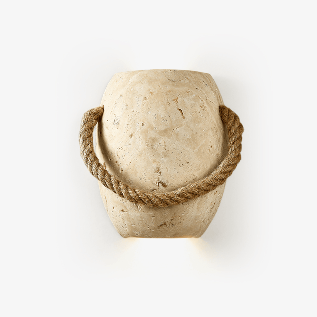 Coastal Rope Stone Wall Sconce - Vakkerlight