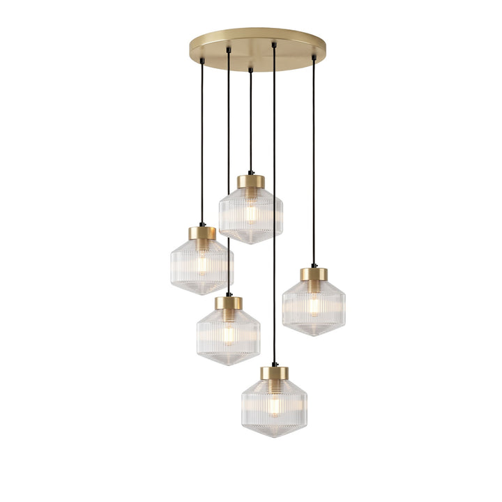 Striped Spinning Top Pendant Light - Vakkerlight