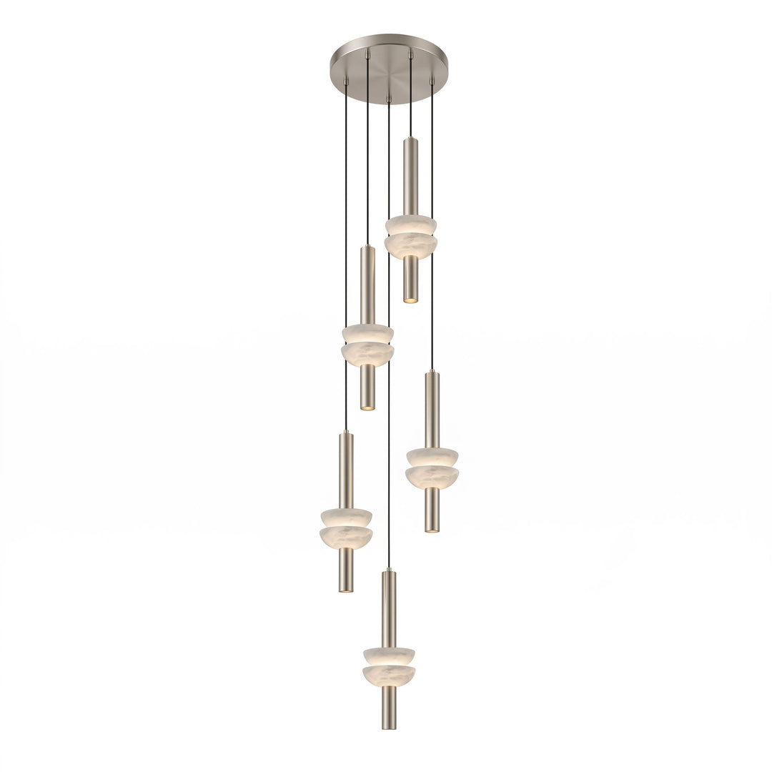 Alabaster Column Pendant Lamp - Vakkerlight