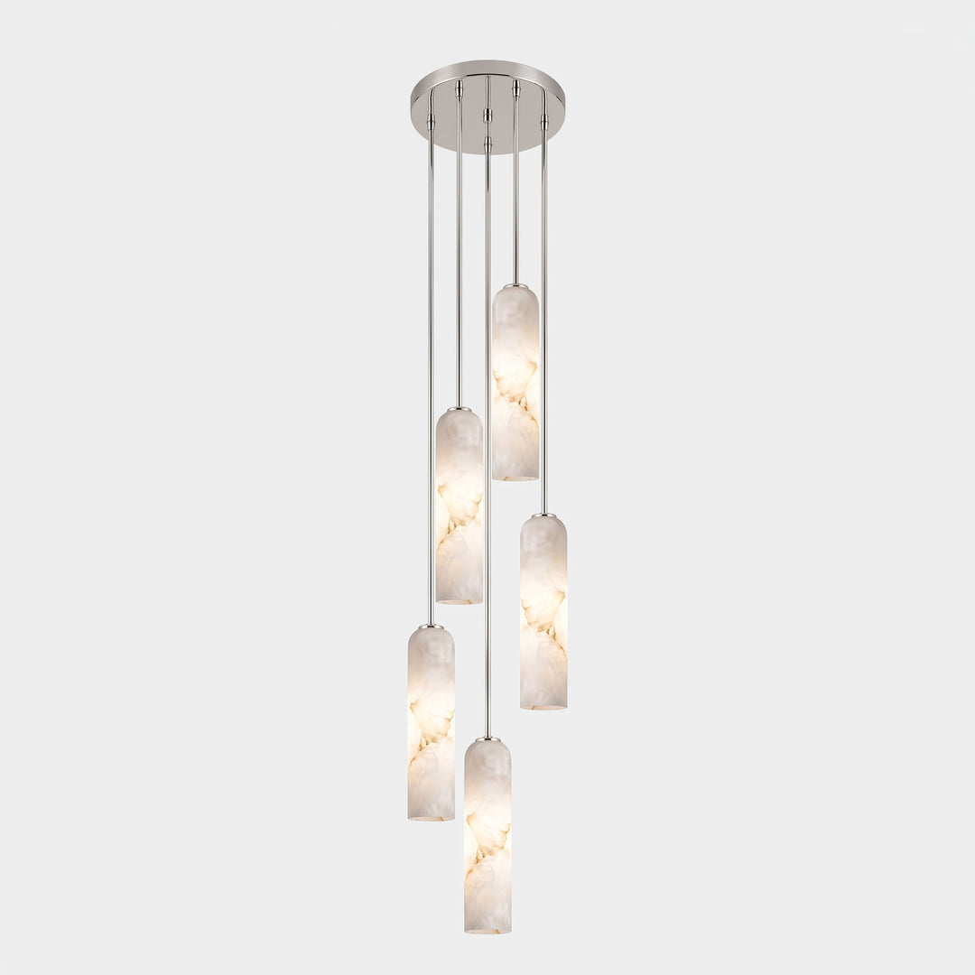Alabaster Cylinder Pendant Light - Vakkerlight