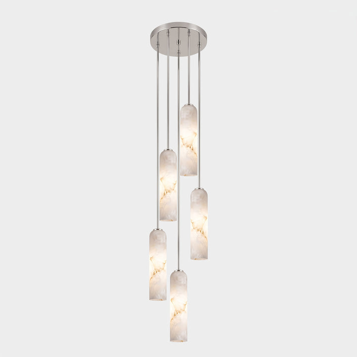 Alabaster Cylinder Pendant Light - Vakkerlight
