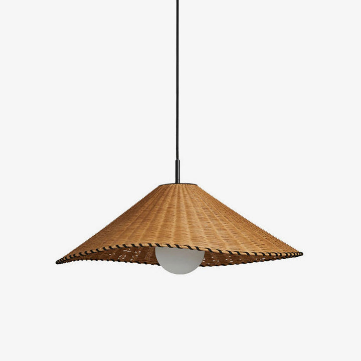 Brim Woven Rattan Pendant Lamp