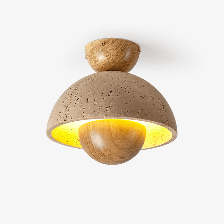 Nerio Travertine Ceiling Light - Vakkerlight