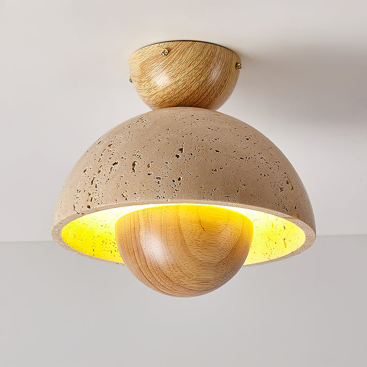 Nerio Travertine Ceiling Light - Vakkerlight