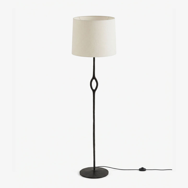 Hand-Forged Brass Floor Lamp