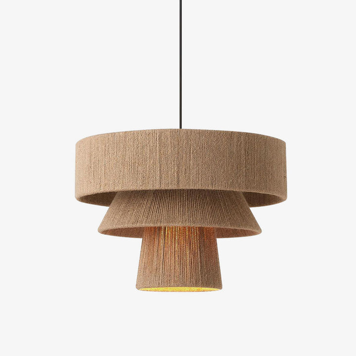 Tavira Tiered Hemp Rope Pendant Light
