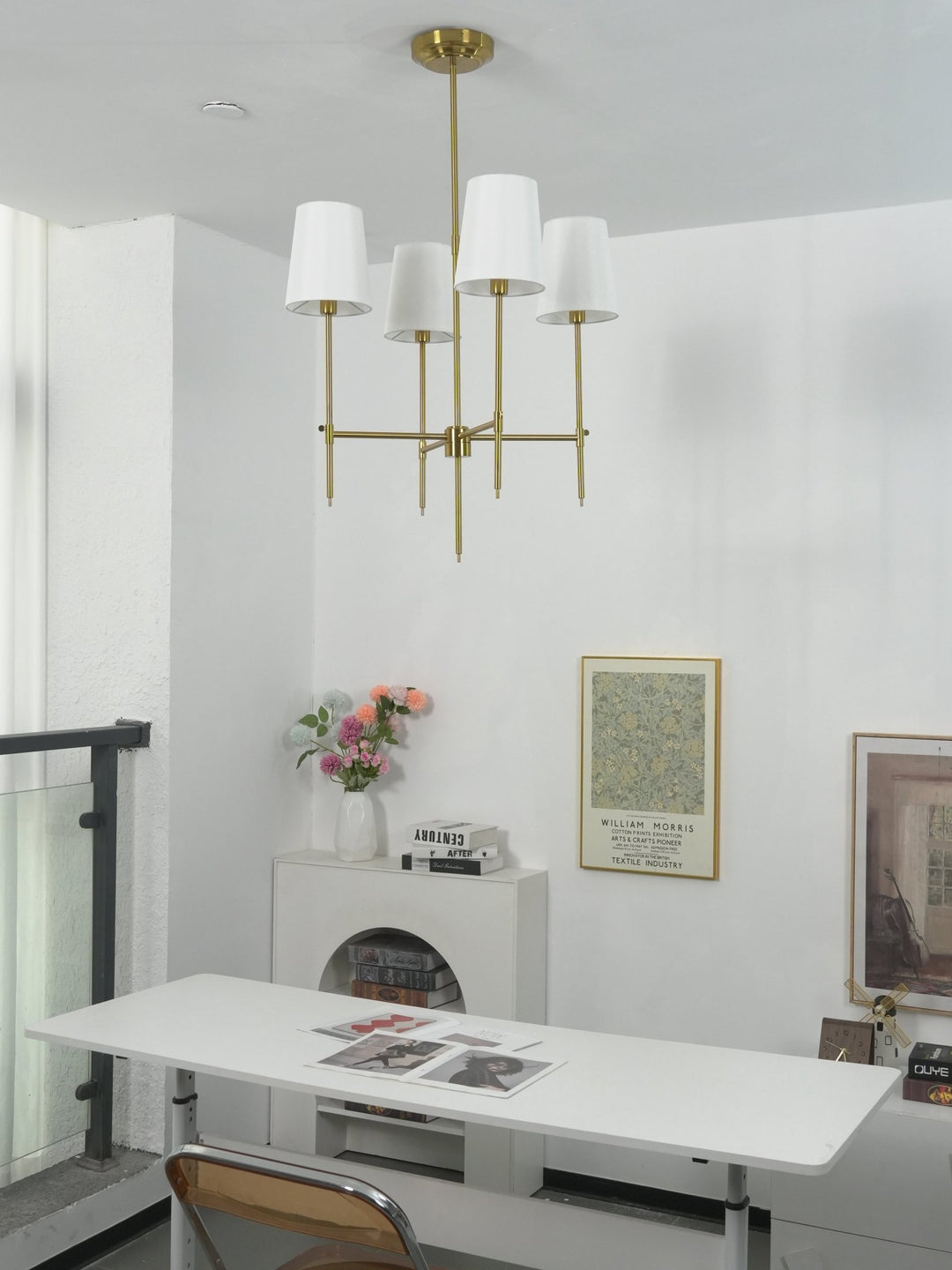 Elowen Brass Chandelier - Vakkerlight