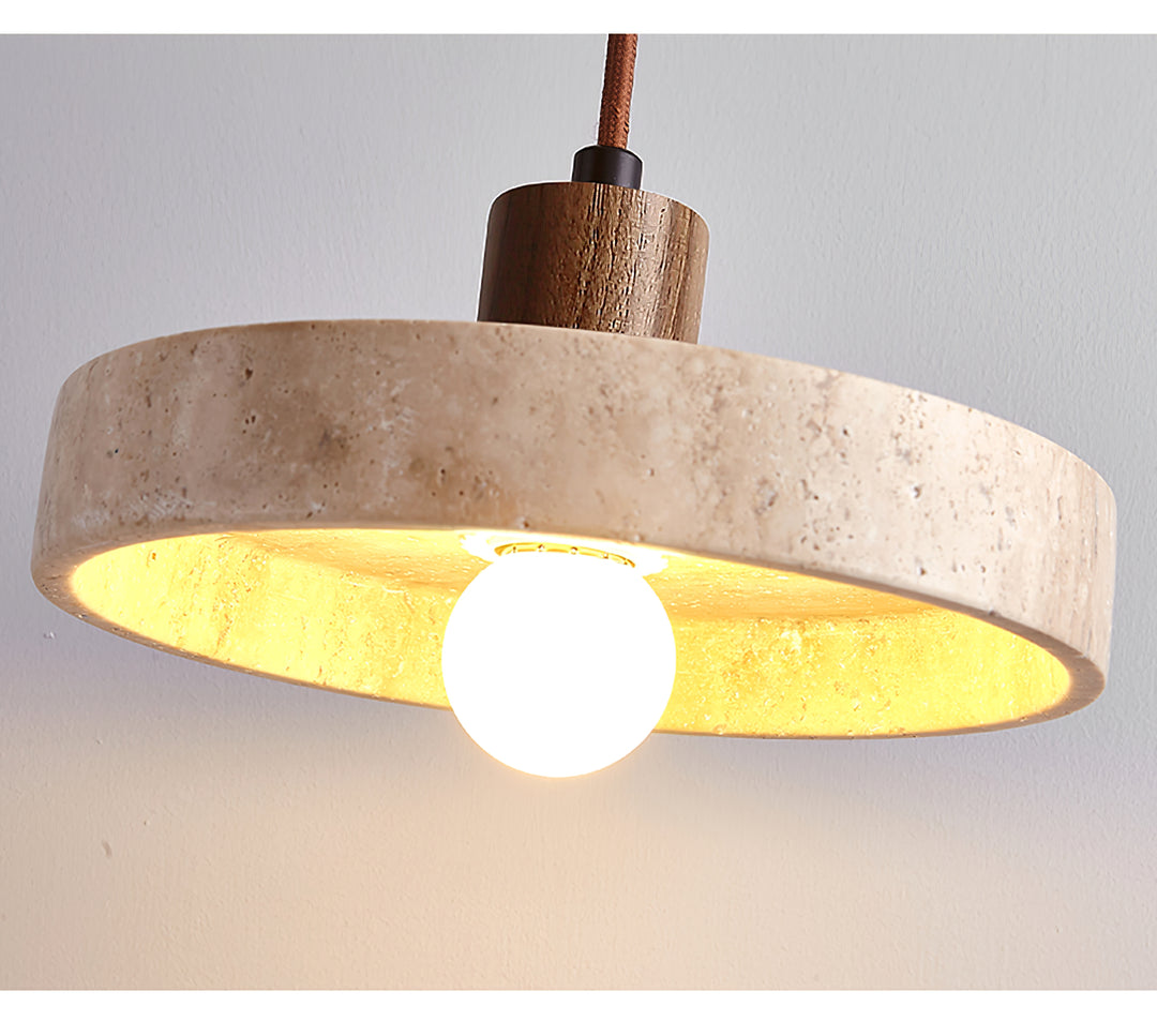 Piedra Travertine Pendant Light - Vakkerlight