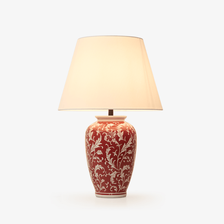 Scarlet Vine Ceramic Table Lamp - Vakkerlight