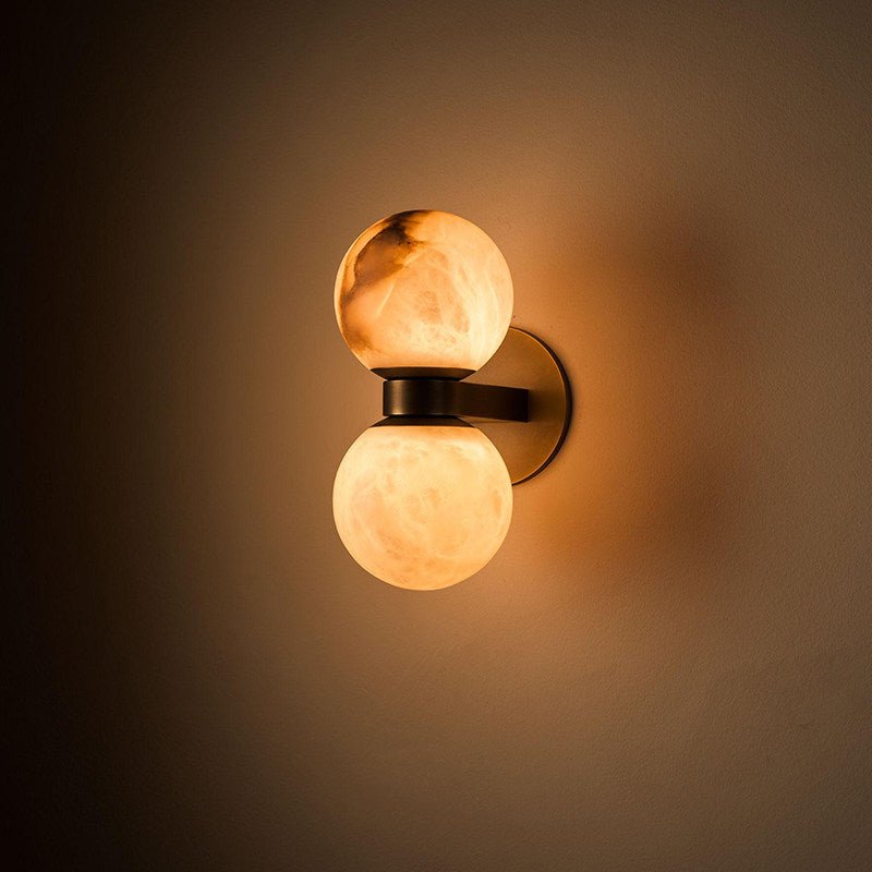 Alabaster Celestia Orb Wall Light - Vakkerlight