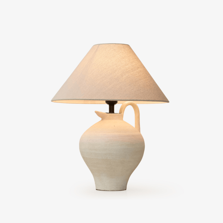 Ceramic Pitcher Shaped Table Lamp - Vakkerlight