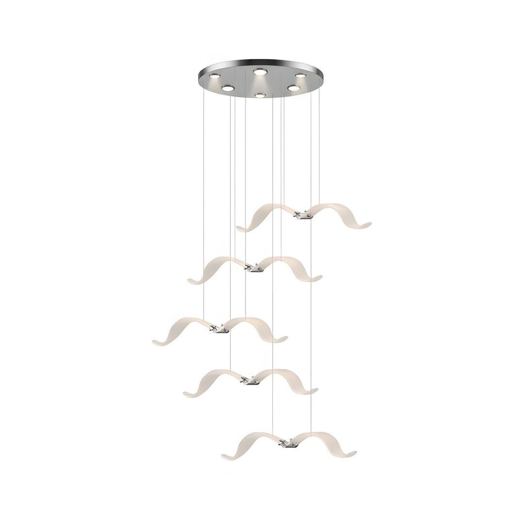 Large Seagull Chandelier - Vakkerlight
