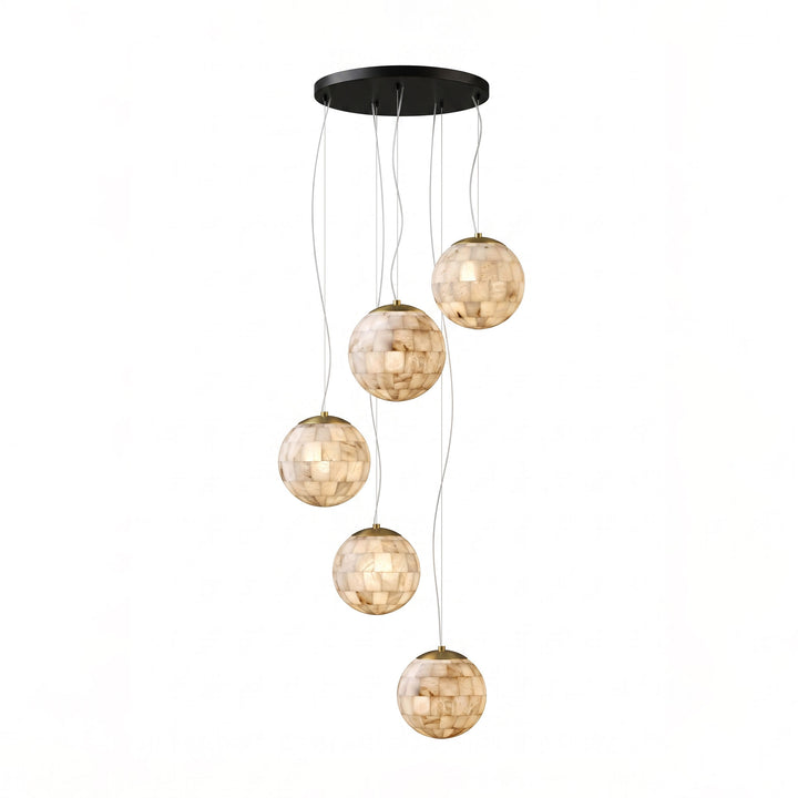 Alabaster Ball Pendant Light - Vakkerlight