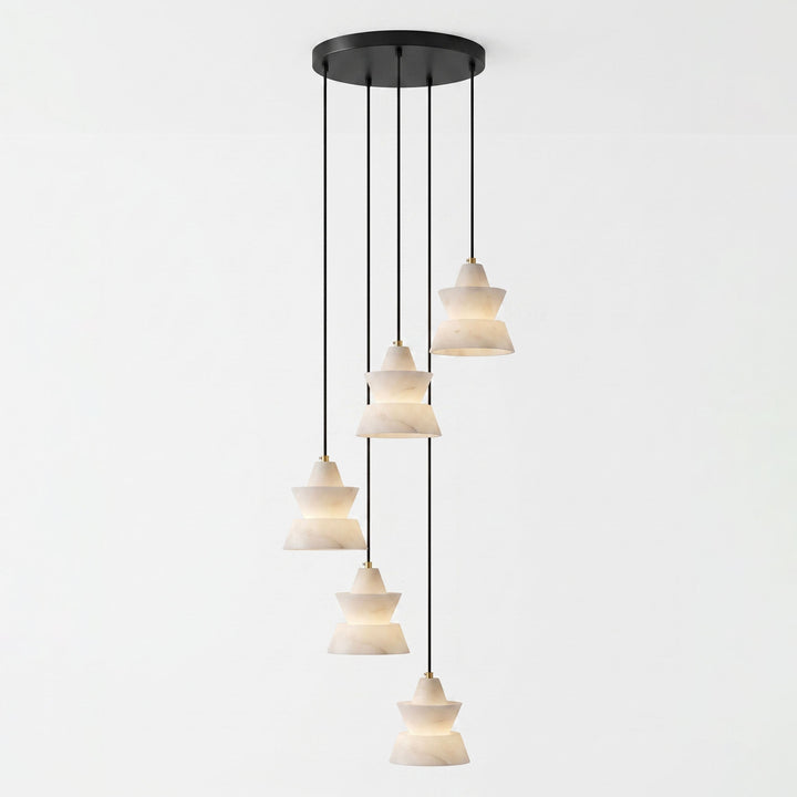 Trivola Alabaster Pendant Light - Vakkerlight