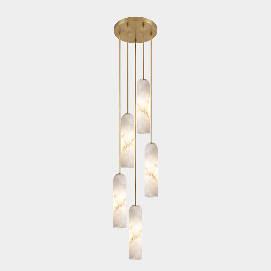 Alabaster Cylinder Pendant Light - Vakkerlight