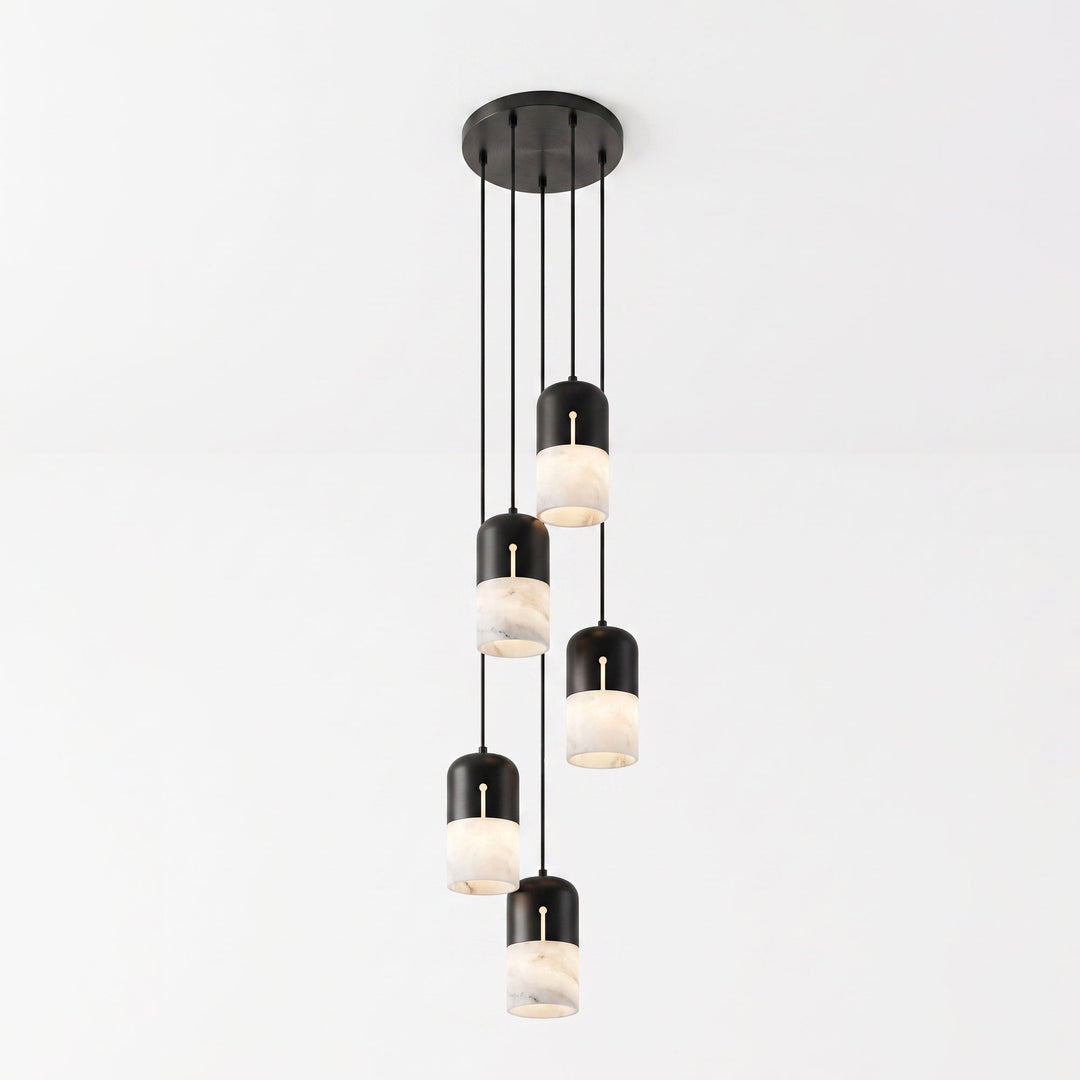 Duotone Capsule Alabaster Pendant Lamp - Vakkerlight