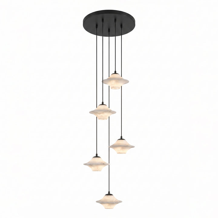 Saucer Alabaster Pendant Light - Vakkerlight