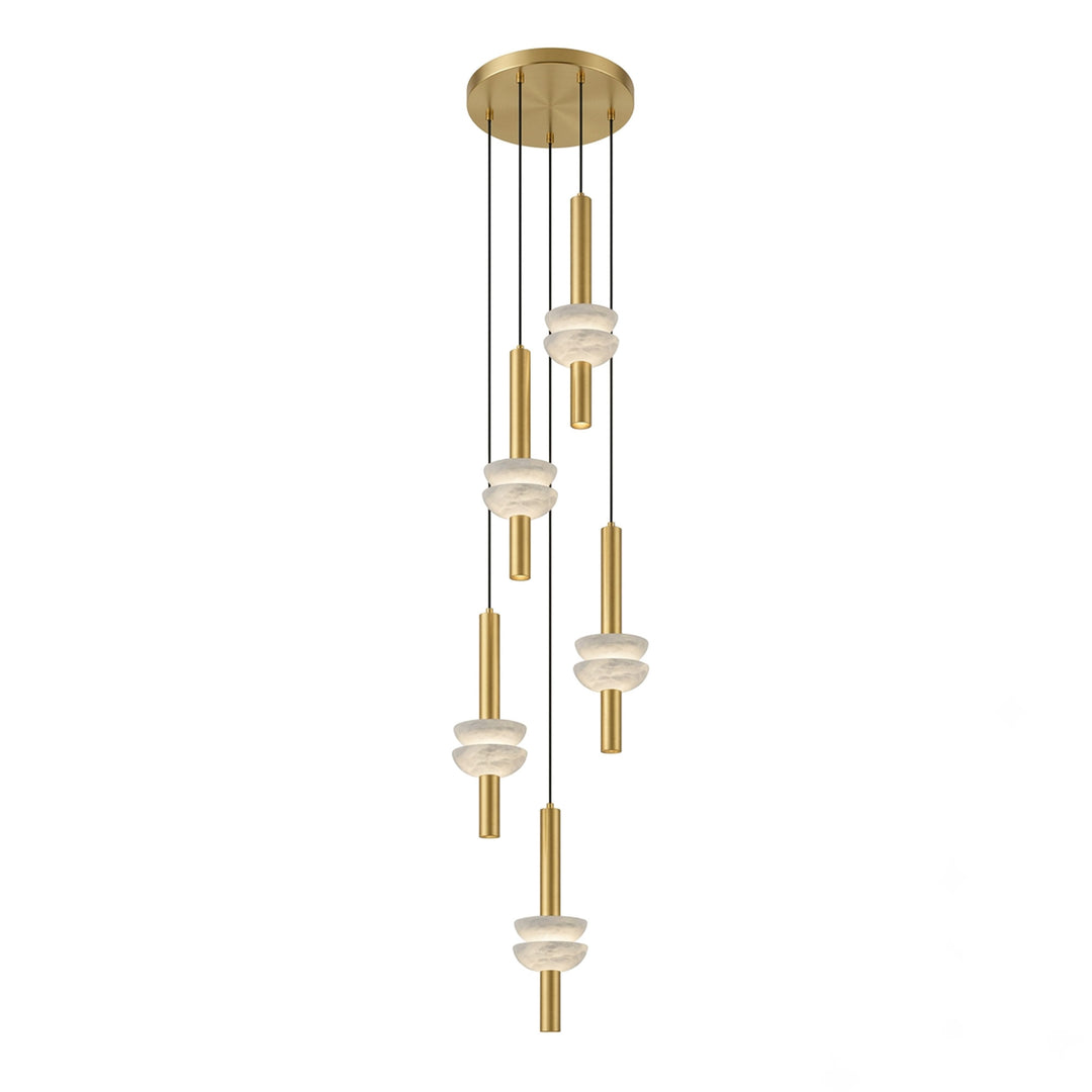 Alabaster Column Pendant Lamp - Vakkerlight