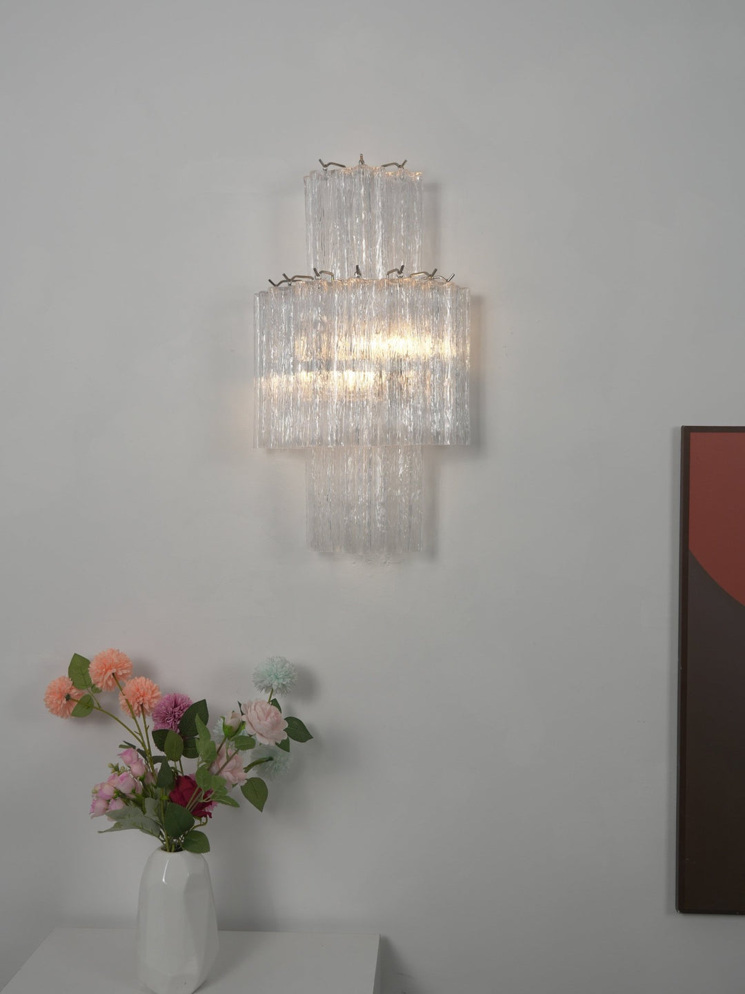 Glacier Tier Glass Wall Light - Vakkerlight