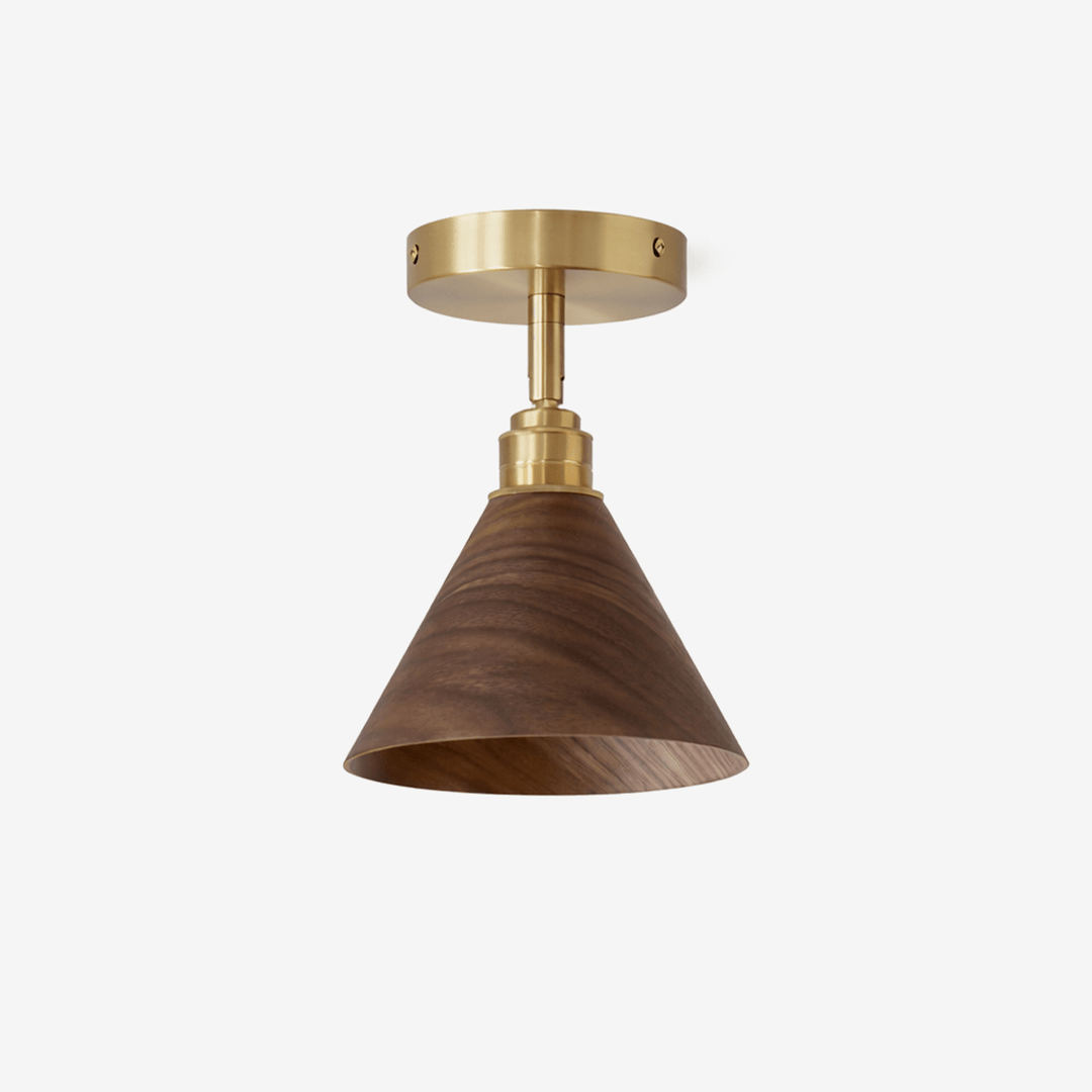 Cone Semi - Flush Ceiling Light - Vakkerlight