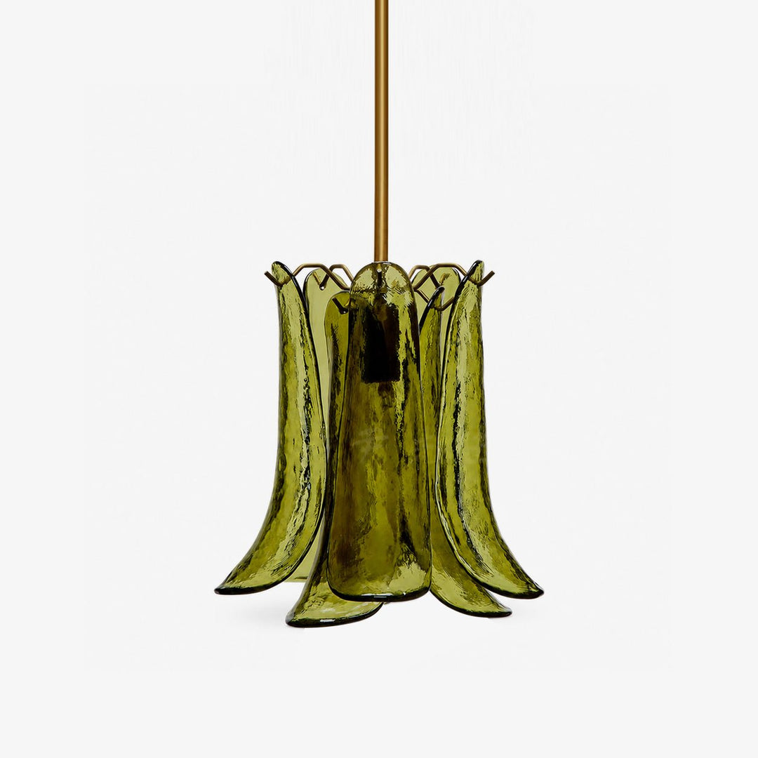 Olive Petal Glass Pendant Lamp - Vakkerlight