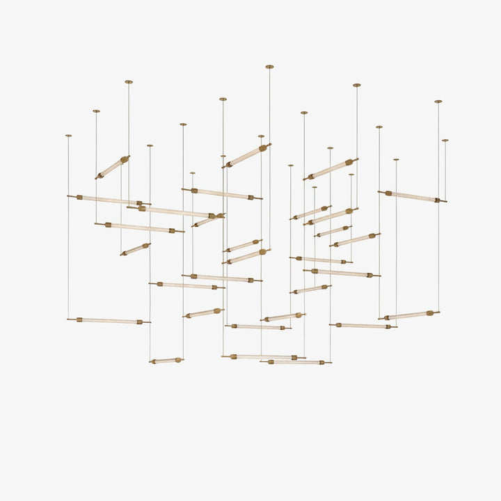 Crystal Grid Customize Chandelier - Vakkerlight