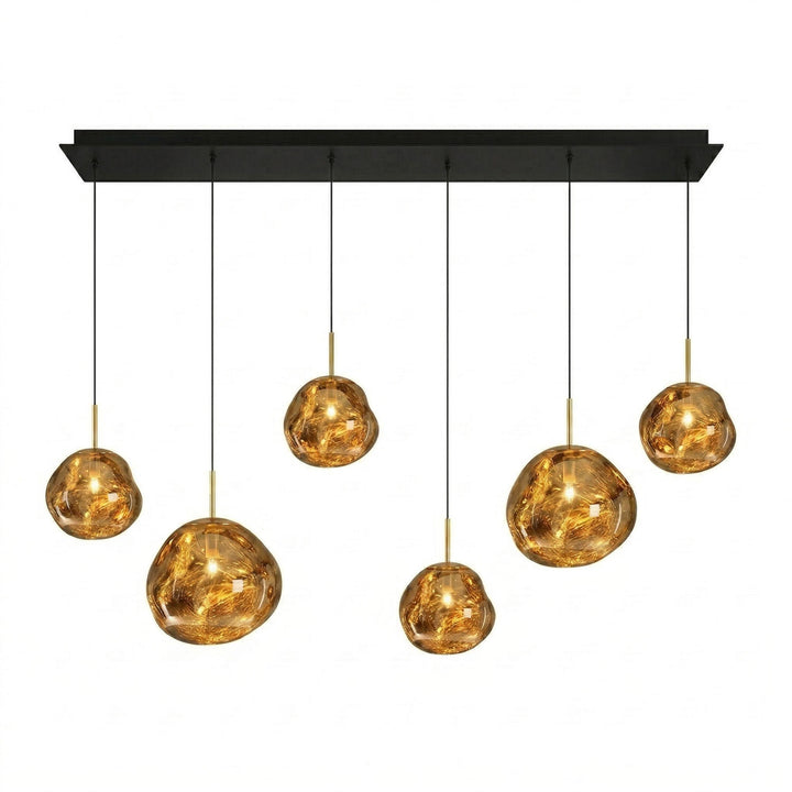 Multi Lava Round Pendant Lamp - Vakkerlight
