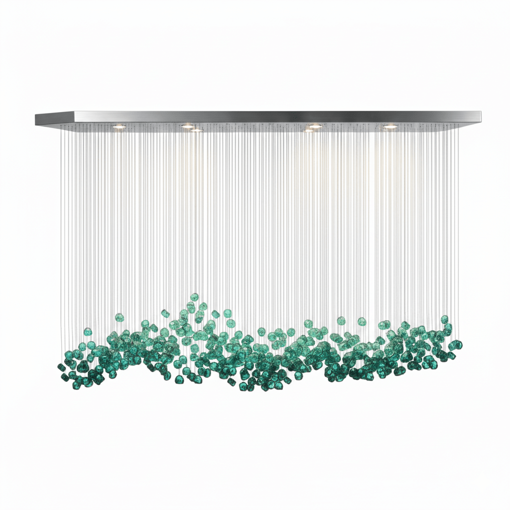 Crystal Stone Chandelier - Vakkerlight