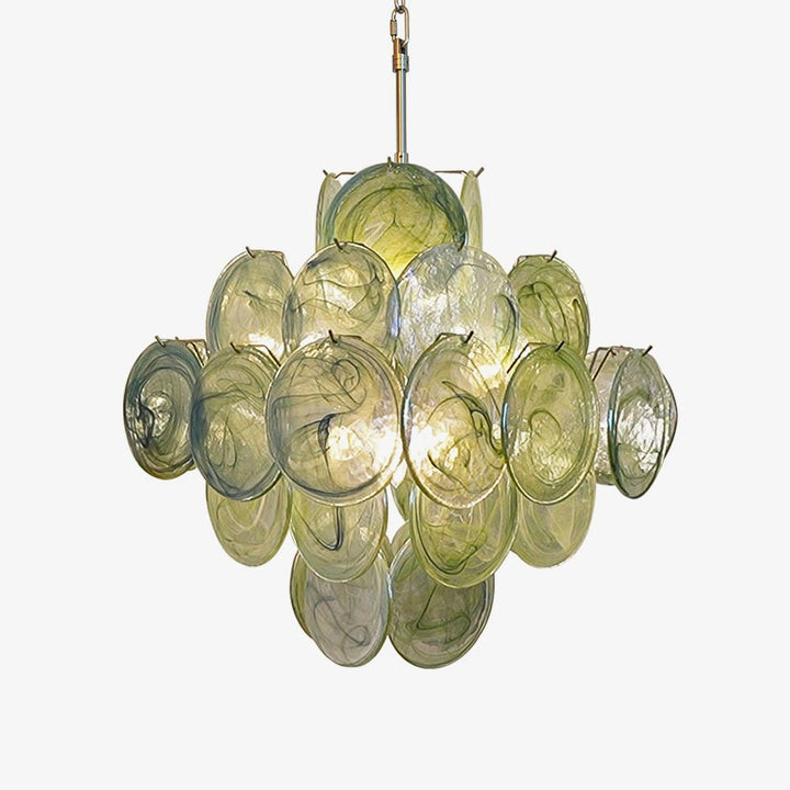 Verdant Bloom Murano Glass Chandelier - Vakkerlight