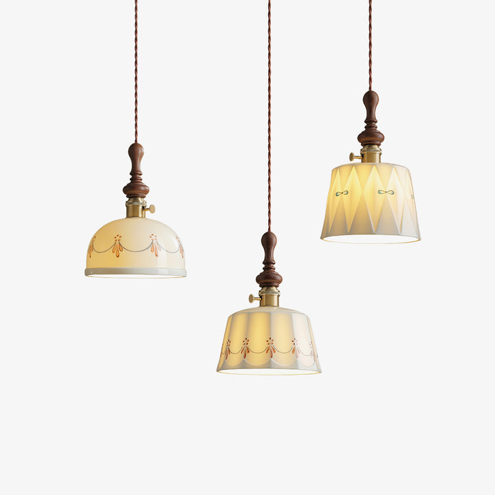 Roselind Ceramic Pendant Light - Vakkerlight