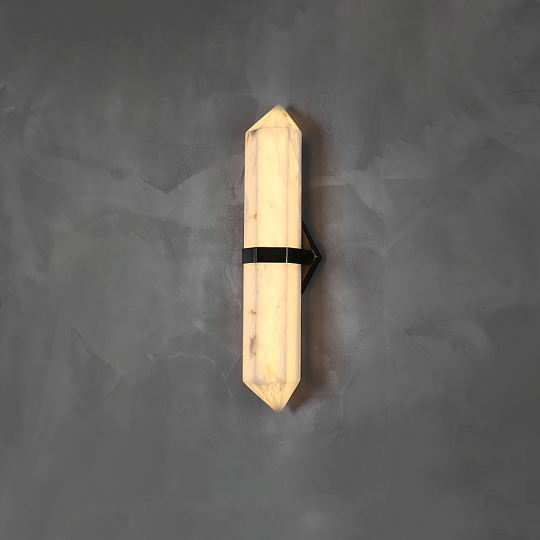 Alabaster Obelisk Wall Sconce - Vakkerlight
