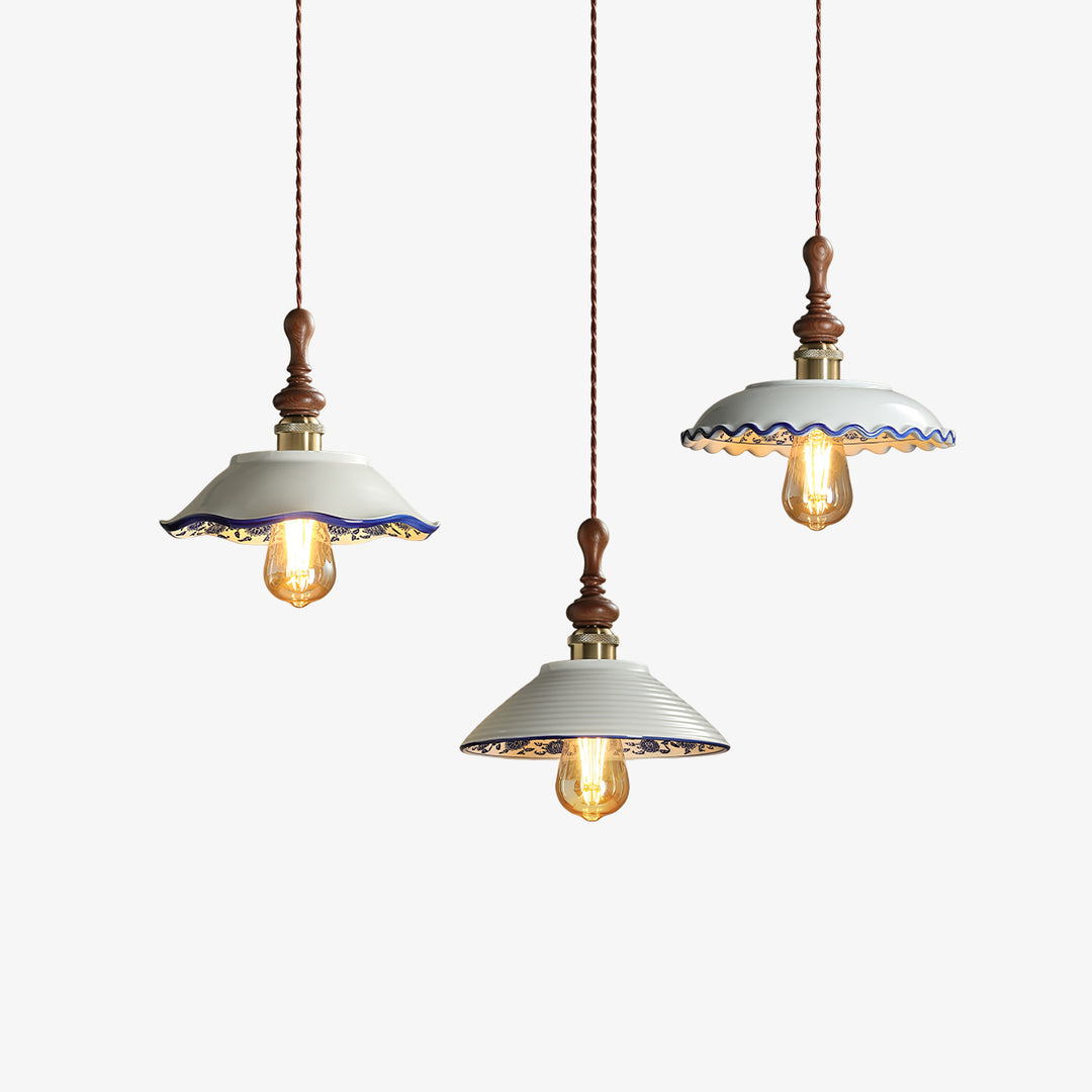 Bellaria Ceramic Pendant Light - Vakkerlight